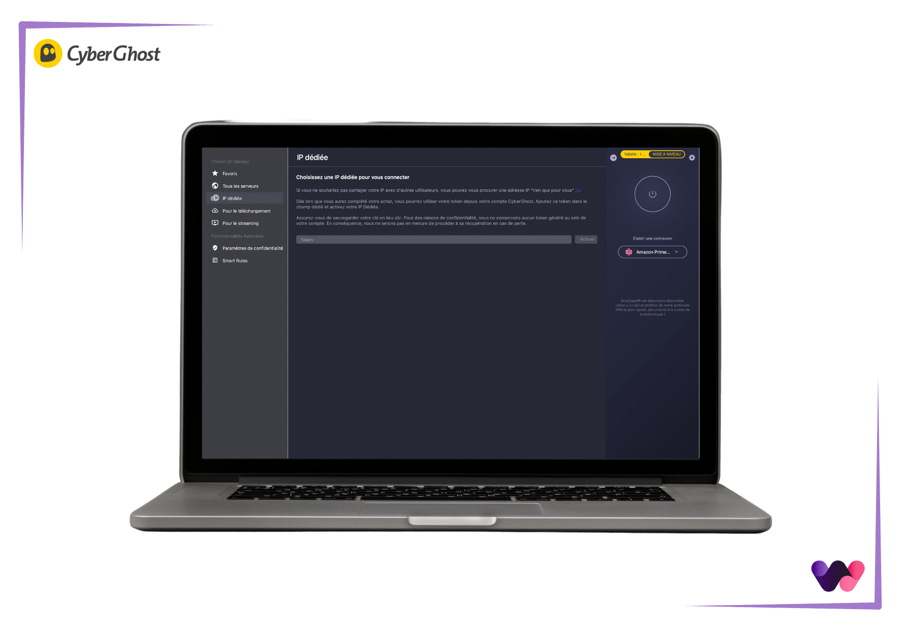 Cyberghost IP dédiée