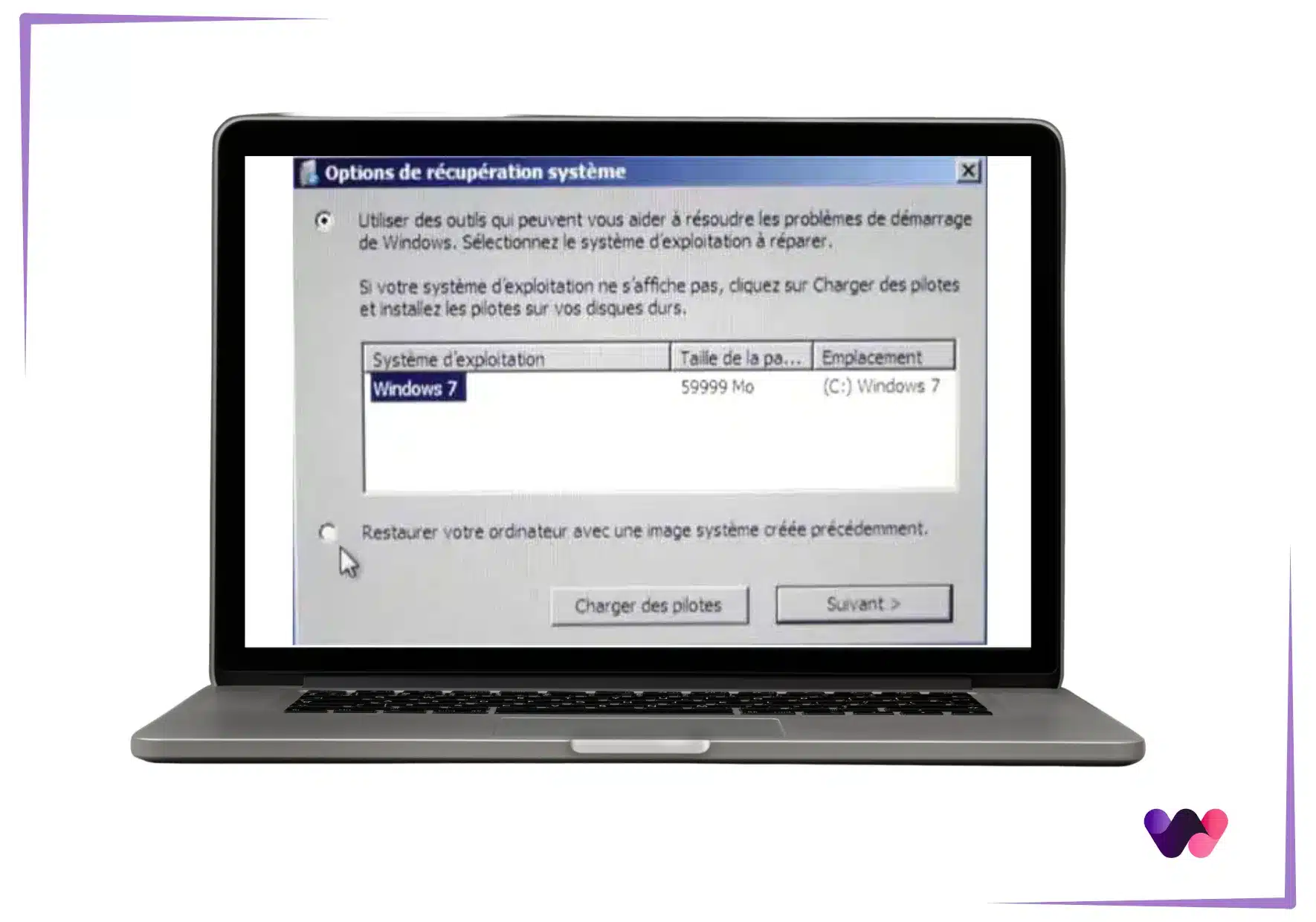 réparer Windows 7