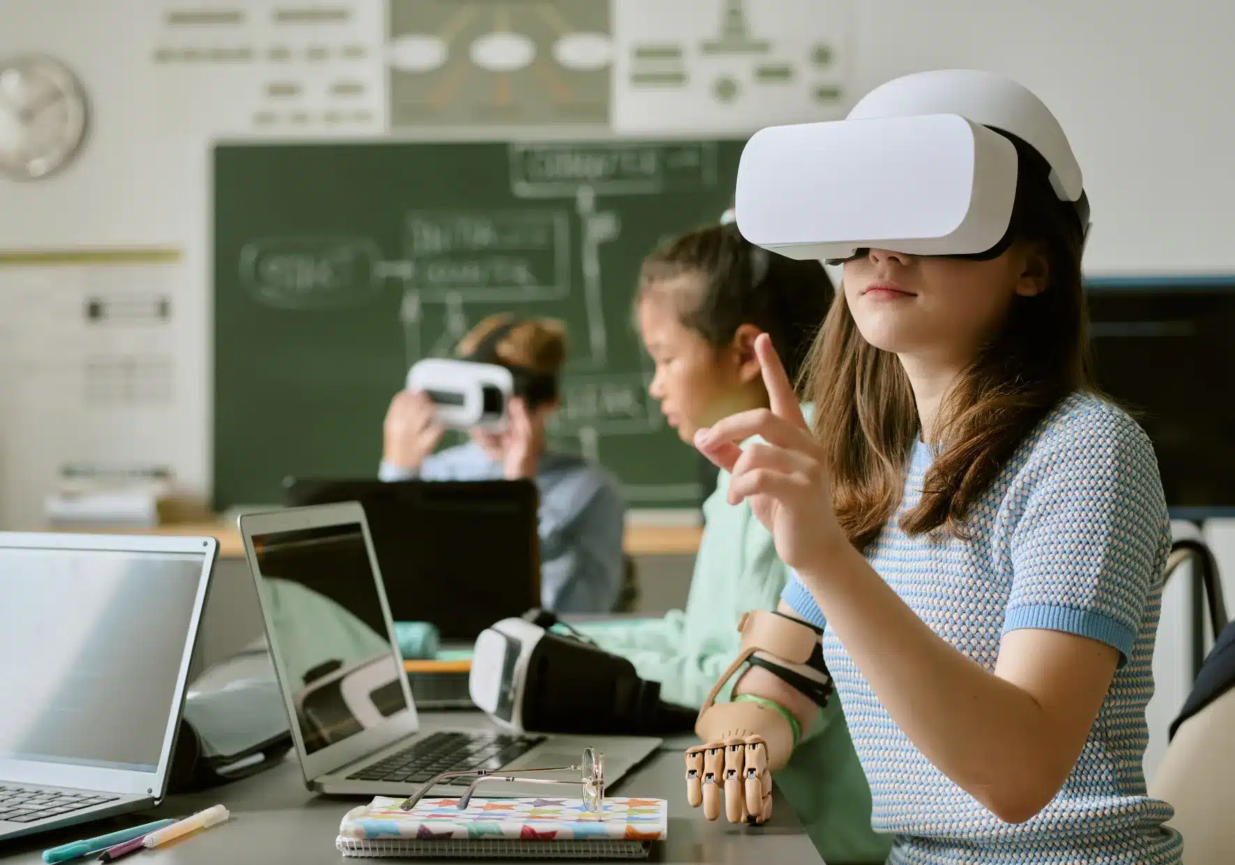 Réalité virtuelle en classe