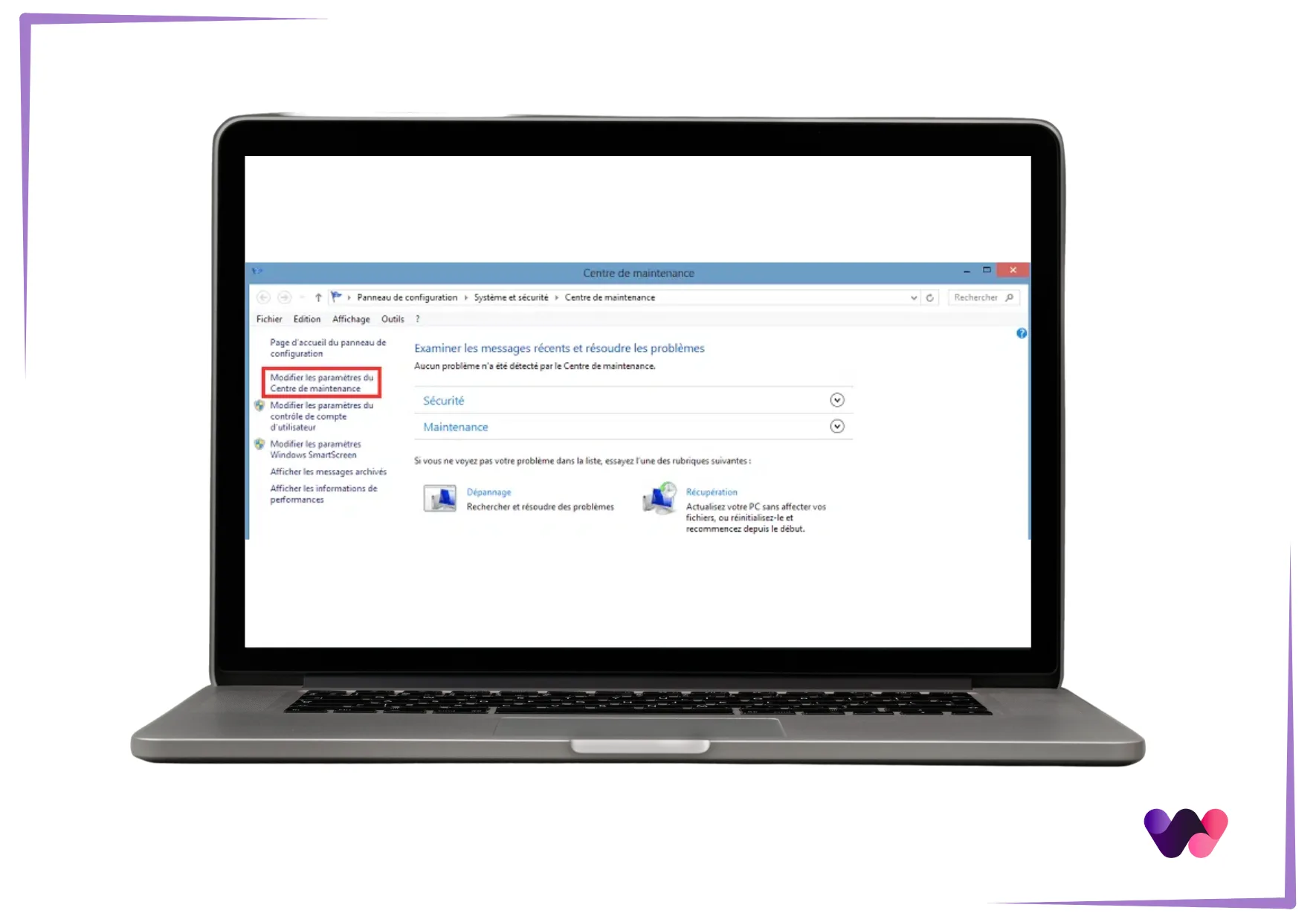 problèmes de Windows 8