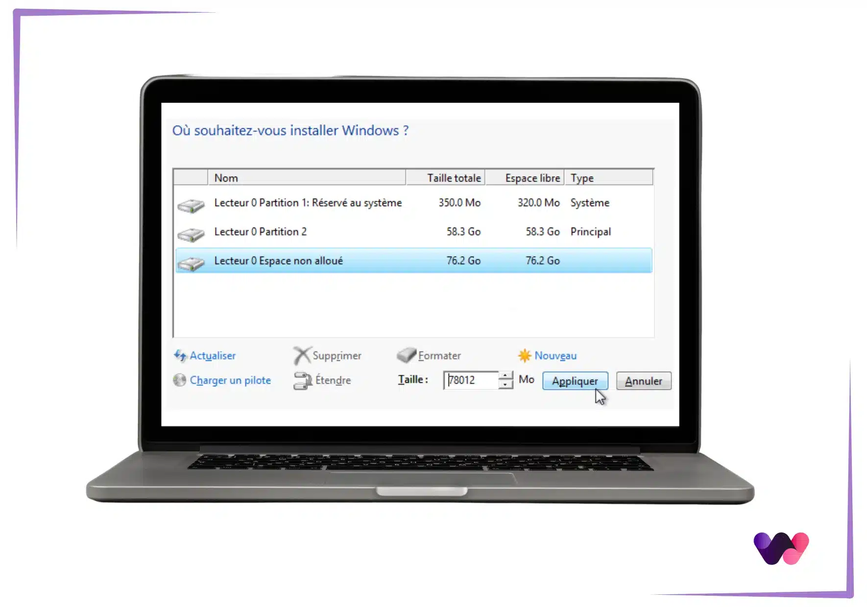 Installer Windows 8