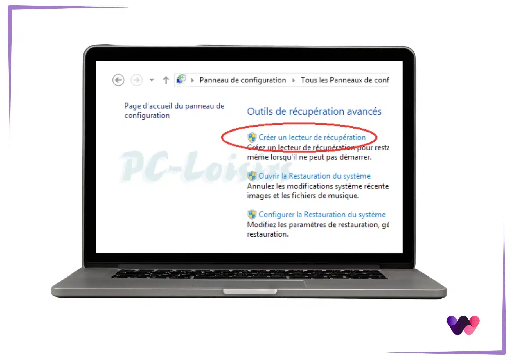 réparation Windows 8