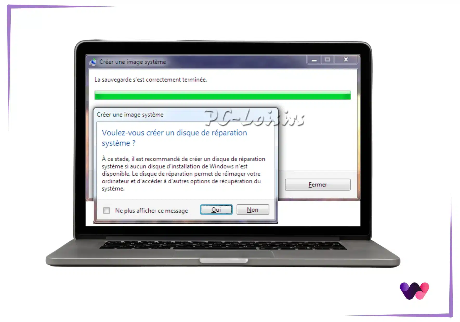 disque dur sous Windows 7