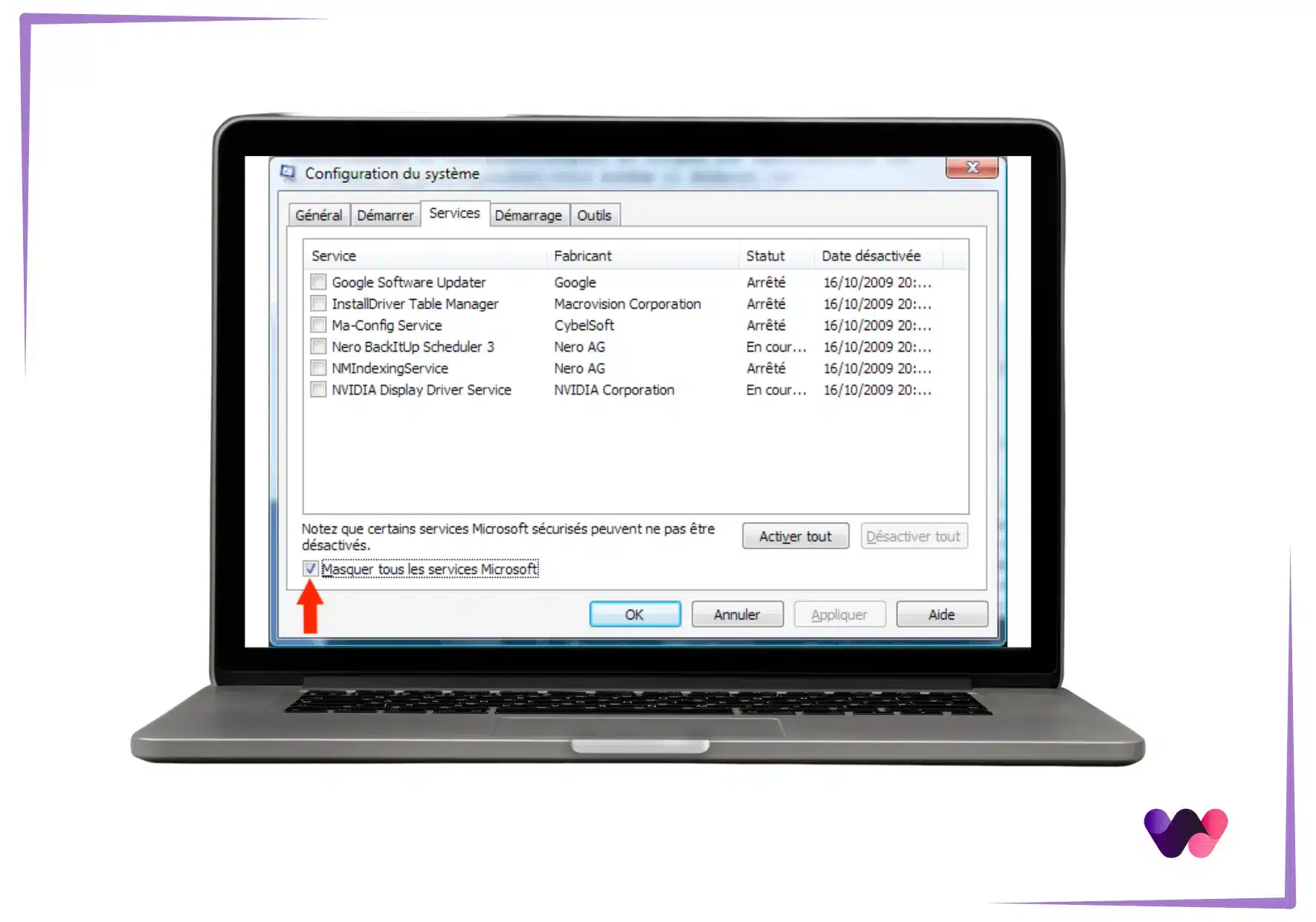 accélérer Windows 7