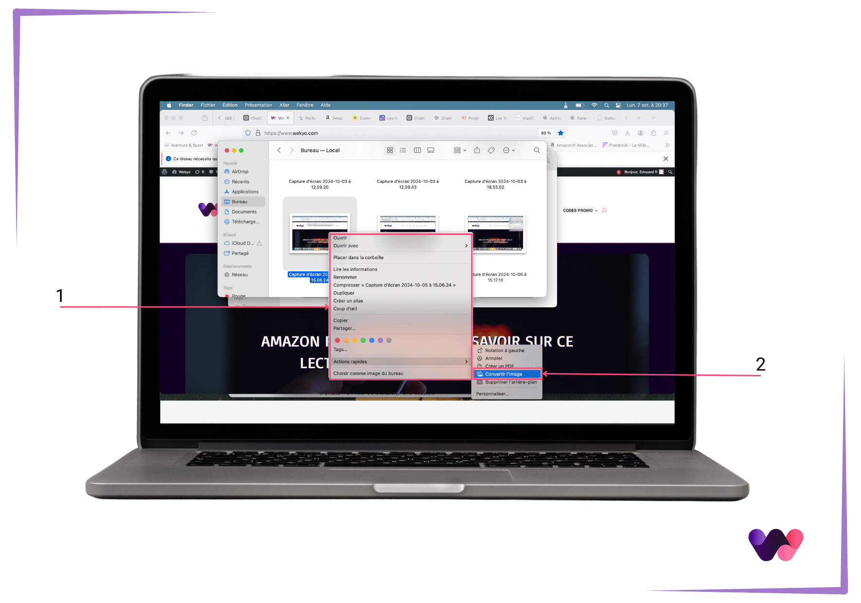 convertir image mac
