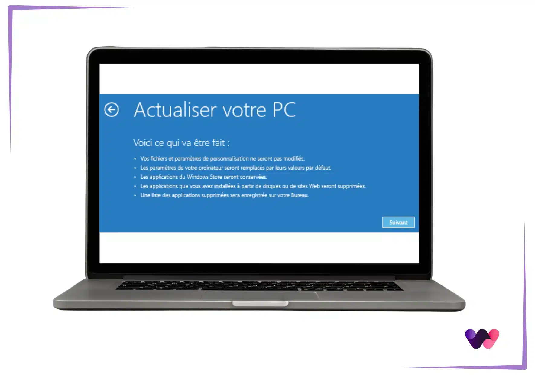 actualisation de windows 8