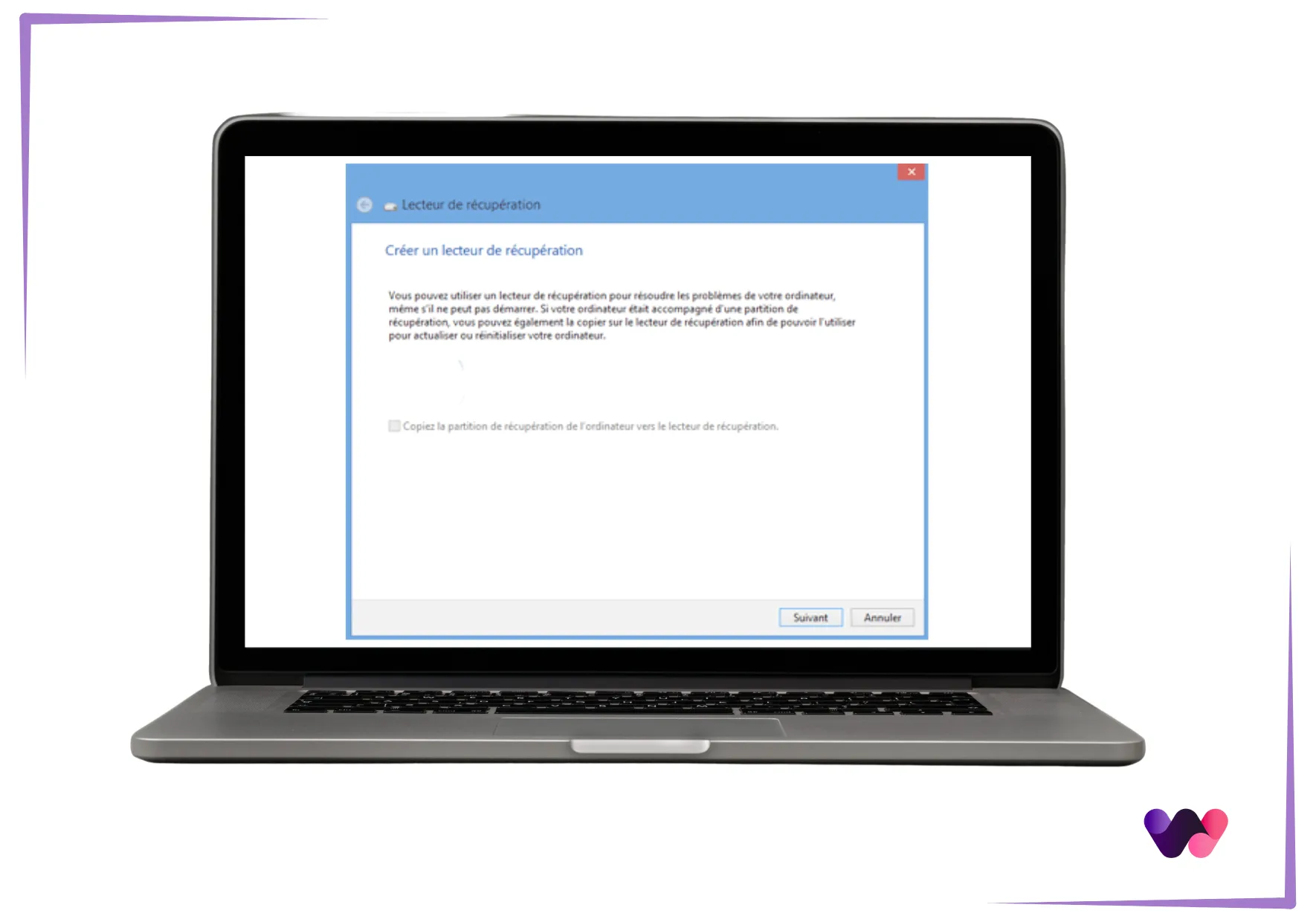 réparation Windows 8