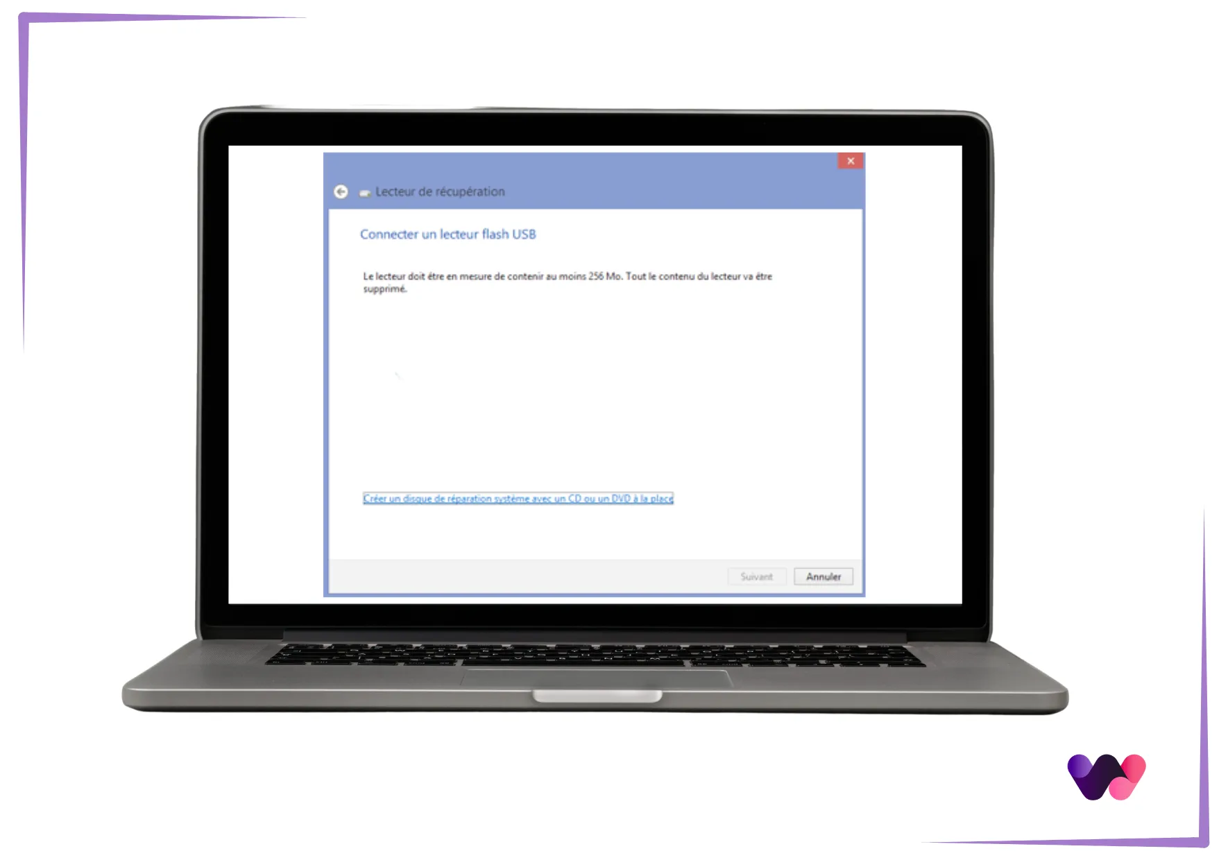 réparation Windows 8