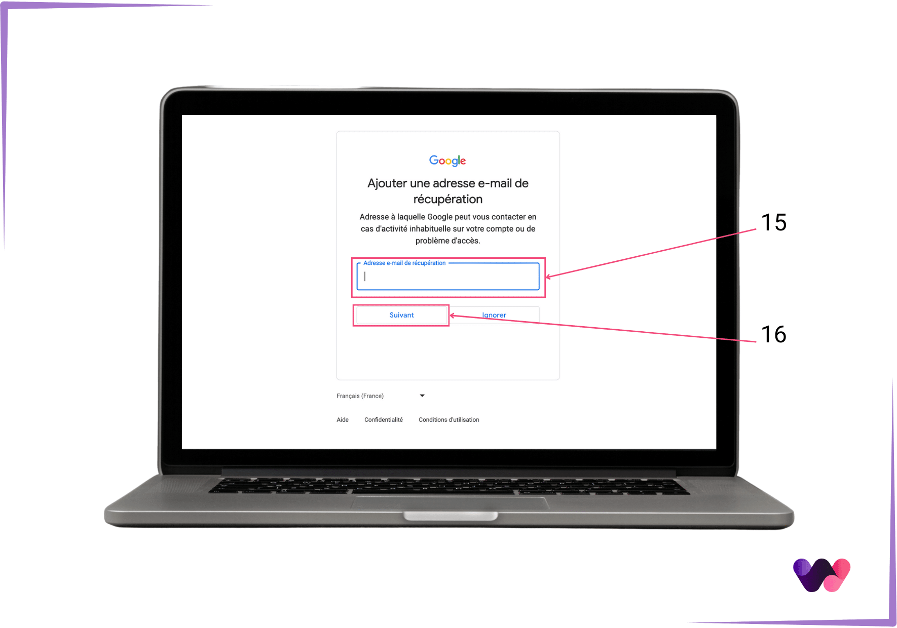 Adresse mail alerte Google