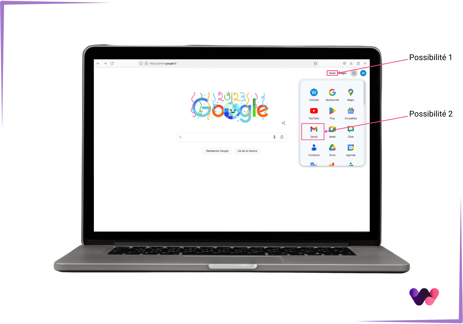 Connexion Gmail