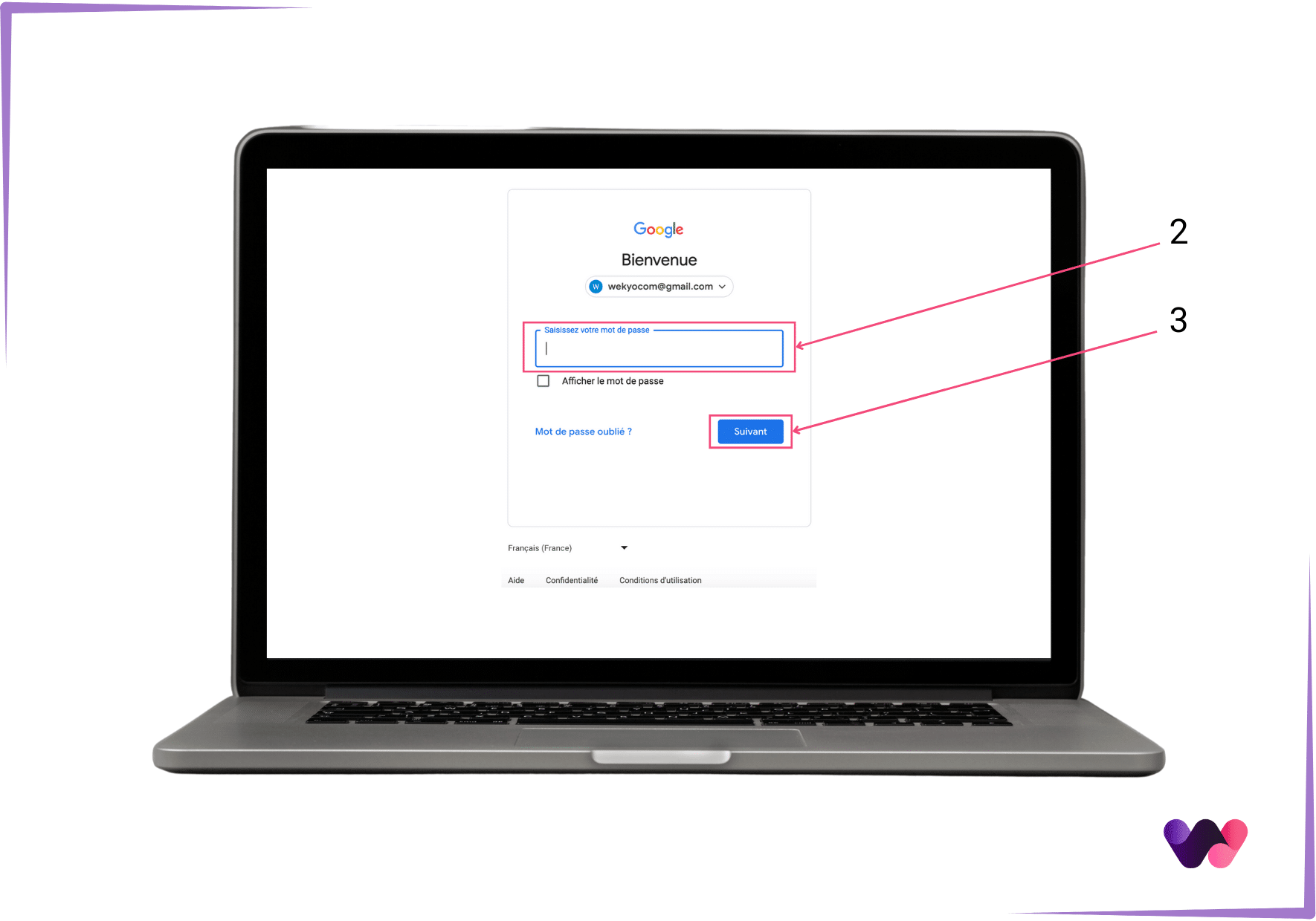 Mot de passe Gmail