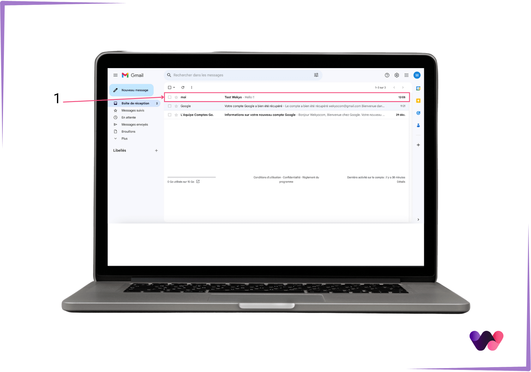 Répondre à un e-mail Gmail