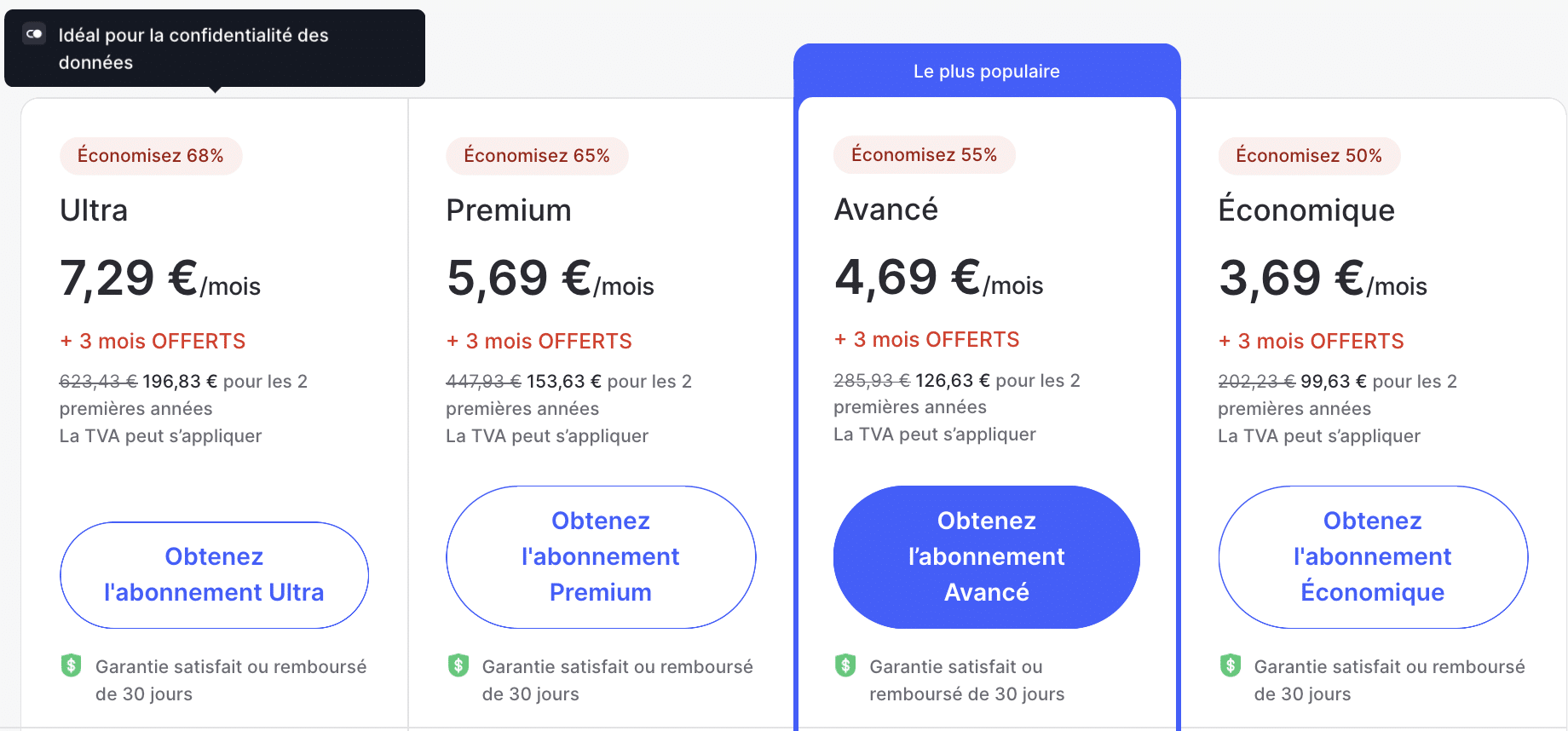 Abonnement Nord VPN