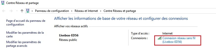 Centre réseau et partage