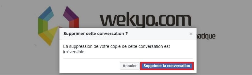 Confirmation suppression