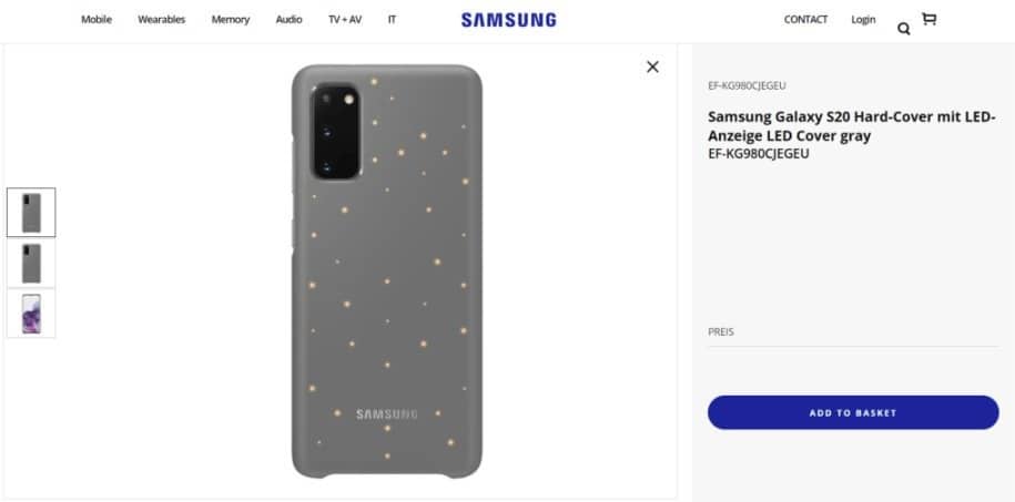 Coque LED Samsung Galaxy S20