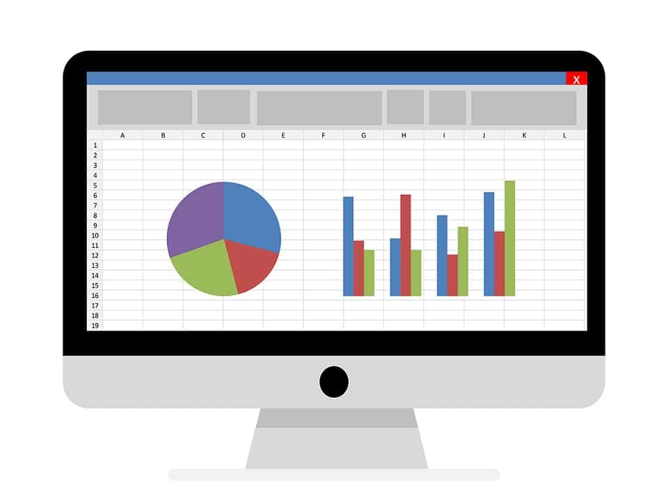 Graphiques histogramme planning de congés sur excel