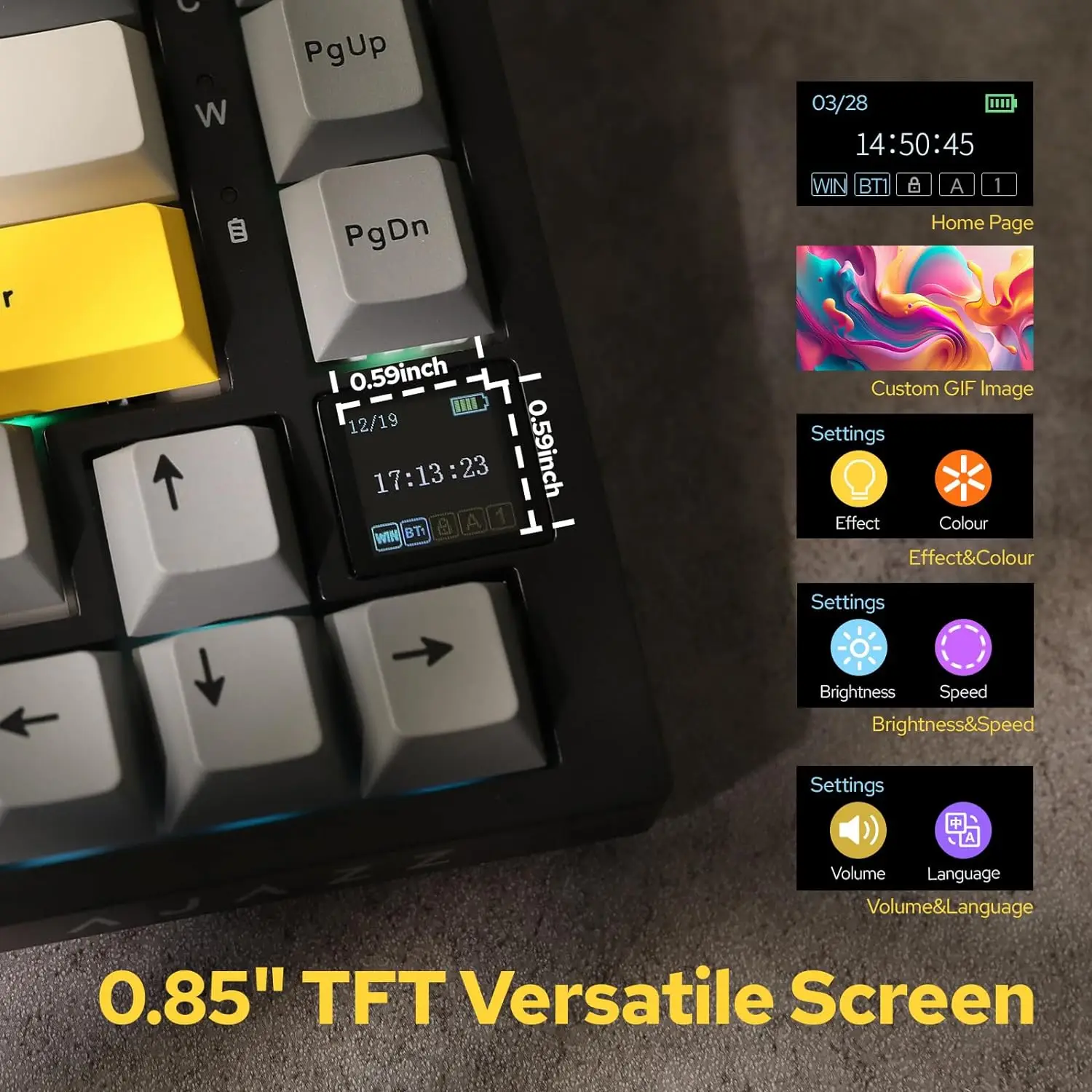 Clavier Mécanique de Jeu Ajazz AK820 / AK820 Pro – Image 2
