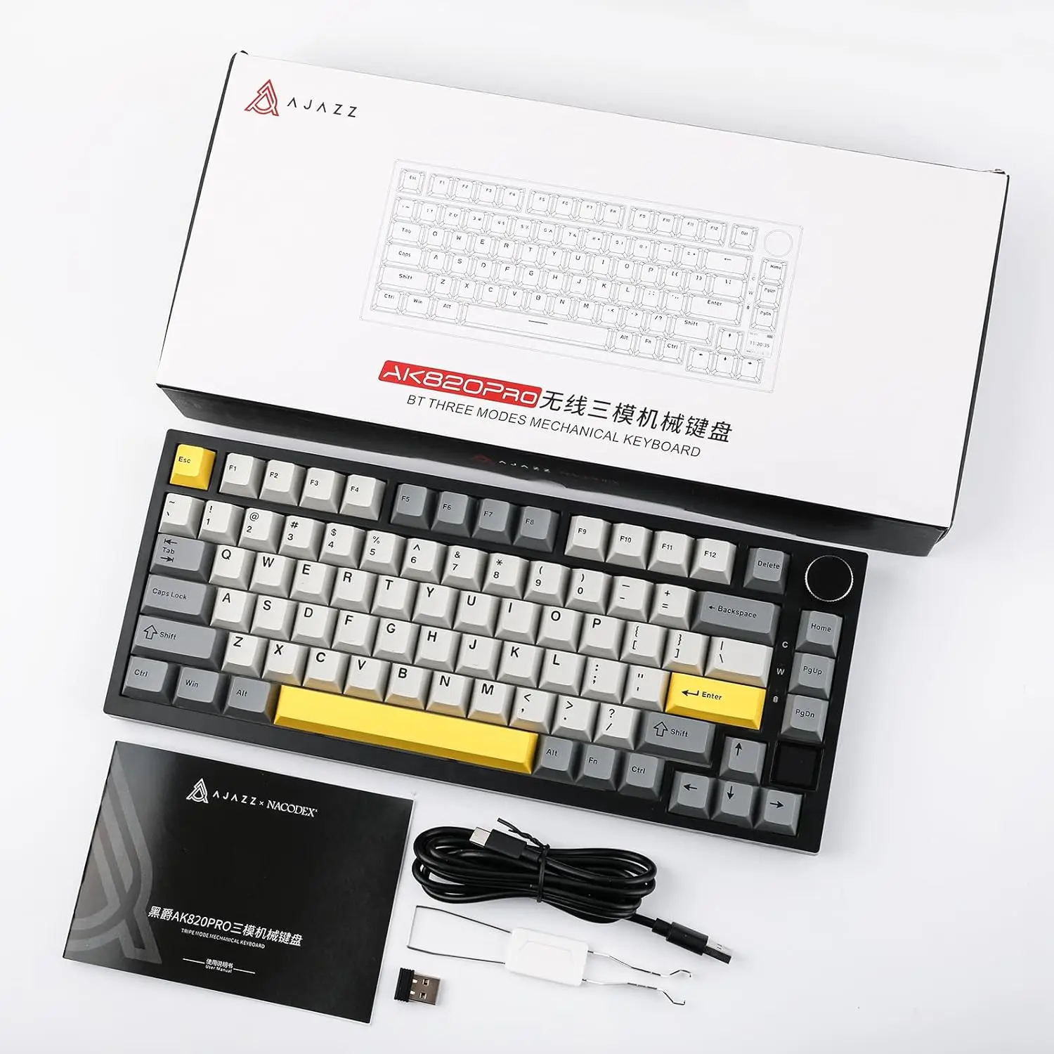 Clavier Mécanique de Jeu Ajazz AK820 / AK820 Pro – Image 6
