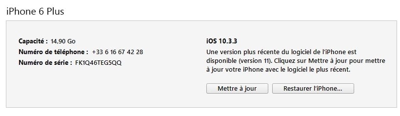 maj installer iOS 11 itunes