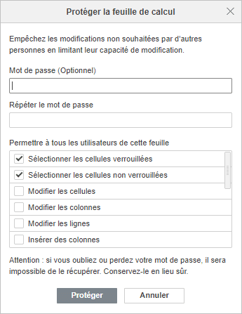 Protéger le partage de documents
